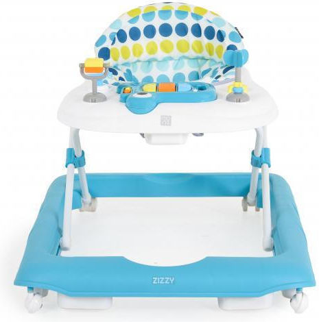 Moni Zizzy Baby Walker with Music for 6+ Months Blue