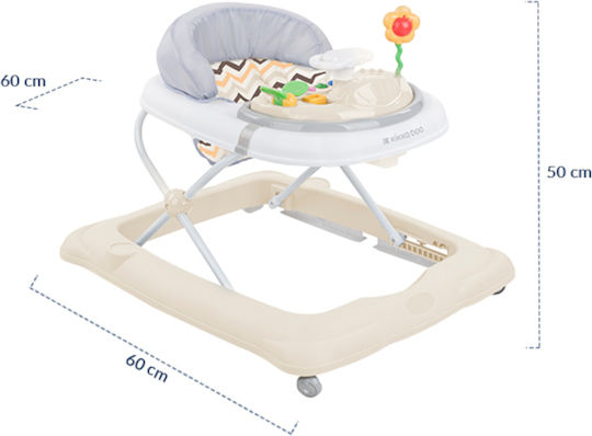 Kikka Boo Misty Baby Walker with Music Red