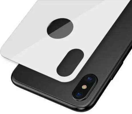Baseus Iphone Xs Max 0.3 Mm Full Coverage Curved T-glass Rear Protector White Sgapiph65-bm02
