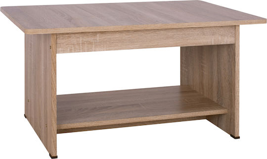Rectangular Central Coffee Table Sonoma Wooden Sonoma W80xD46xH41.5cm