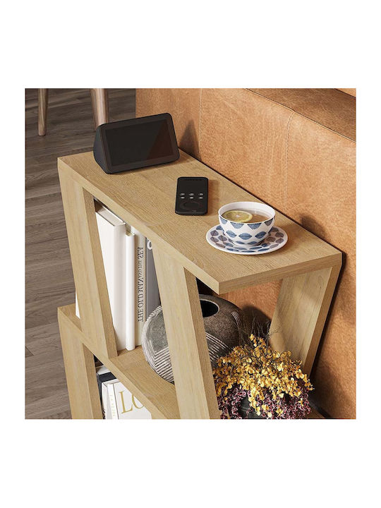 Ortogonio Beistelltisch Lazena Holzbeige M60xB22xH57cm