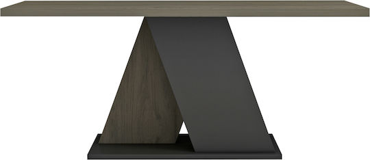 Rectangular Central Coffee Table Dile Wooden Gray M110xW55xH47cm