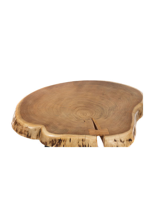 Round Coffee Table Maokai Beige L60xW60xH45cm