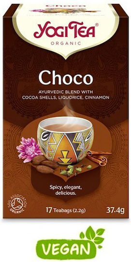 Yogi Tea Τσάι Βιολογικό Προϊόν Choco Aztec Spice 17 Φακελάκια 2.2gr