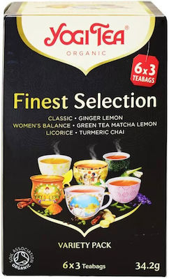 Yogi Tea Verde Ceai Finest Selection 18 Pungi 34.6gr 1buc