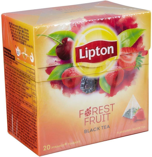 Lipton Μαύρο Τσάι 20 Φακελάκια 1.7gr με Άρωμα Forest Fruit