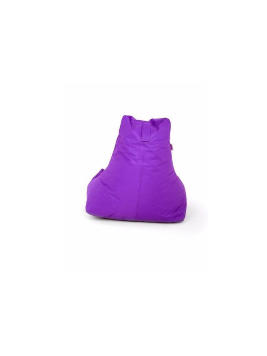 Πουφ Αχλάδι Αδιάβροχο Purple 55x55x75cm