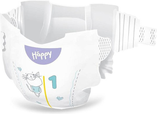 Bella Happy Памперси с лента Soft & Delicate New № 1 за 2-5kg 82бр