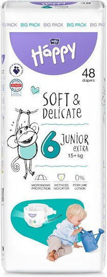 Bella Happy Tape Diapers No. 6 for 15+kg 48pcs