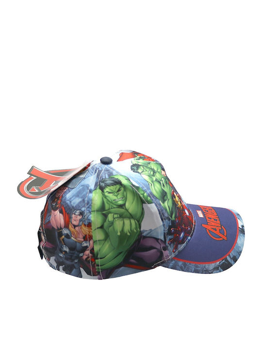 Marvel Kids' Hat Jockey Fabric Blue