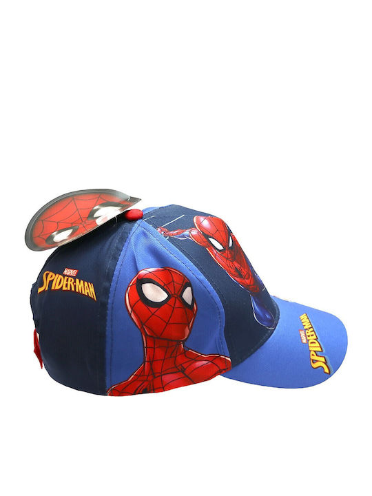 Marvel Παιδικό Καπέλο Jockey Υφασμάτινο Μπλε
