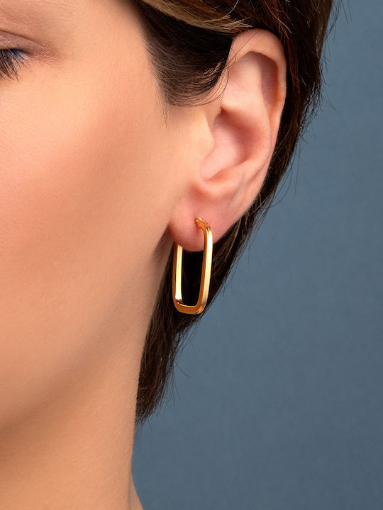 George Art Jewels Earrings Hoops made of Silver