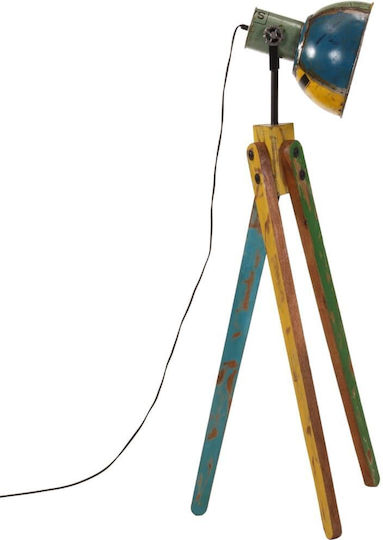 vidaXL Floor Lamp H120xW45cm. with Socket for Bulb E27 Multicolour