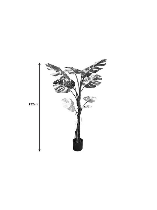 Decorative Potted Plant Monstera II Inart Green PP H132cm