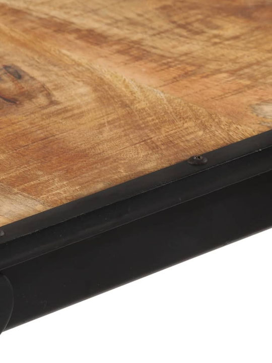 Table Bar from Solid Wood Raw Mango Mango wood masseuse 60x55x107cm