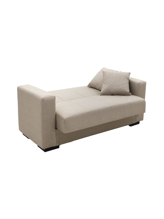 Vox Canapea Cu Două Locuri Pat Cu Spațiu De Depozitare Crem 155x85x83cm