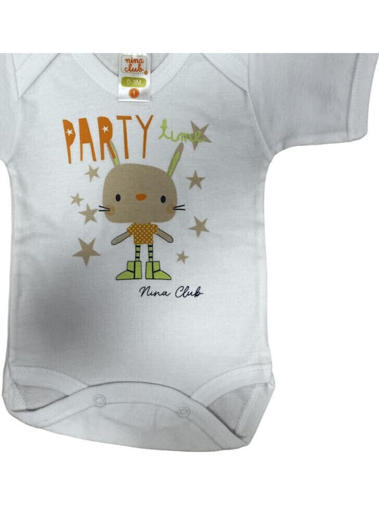 Ninetta Bebe Baby-Strampler Weiß Ninetta Bebe Baby-Strampler Weiß