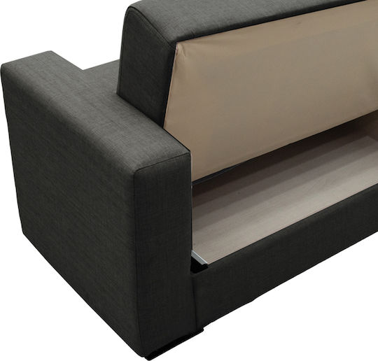 Vox Cu două locuri Canapea Pat cu Spațiu de Depozitare Light Anthracite 155x85x83cm.