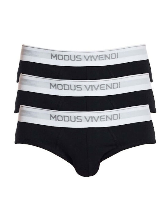 Herren Slips Black 3Packung