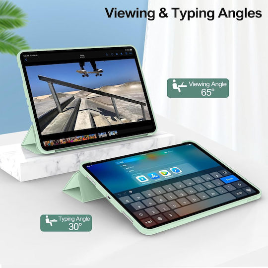 Revomag Husă Flip Cover Verde Menta Verde Pentru iPad Air 13" 2024/2025/2026
