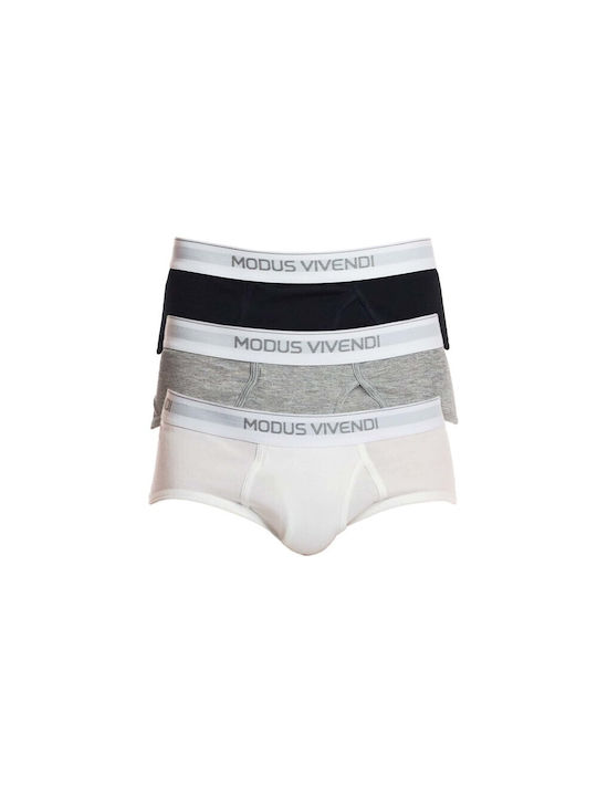 Herren Slips Mehrfarbig mit Mustern 3Packung