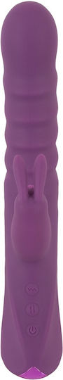 Javida Function Mini Δονητής Rabbit με Απομακρυσμένο Έλεγχο 13.3cm Μωβ