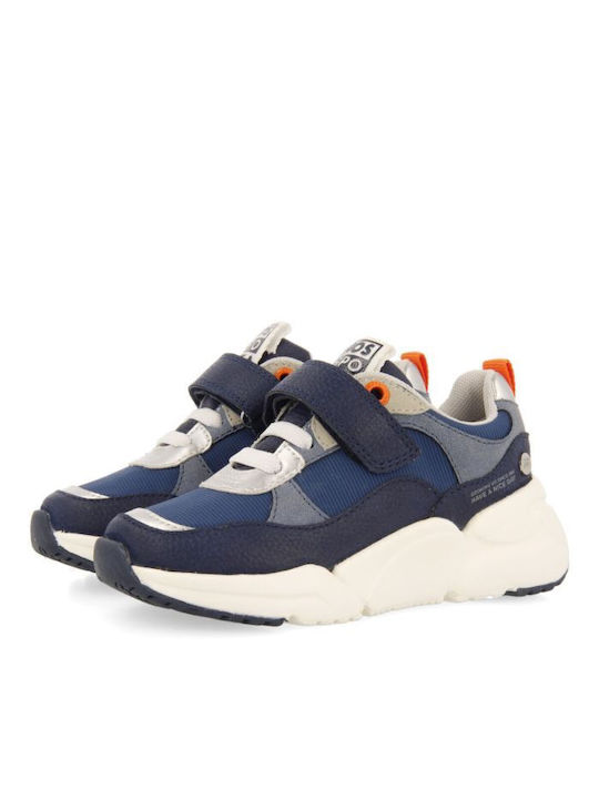 Gioseppo Kids Sneakers with Scratch Navy Blue