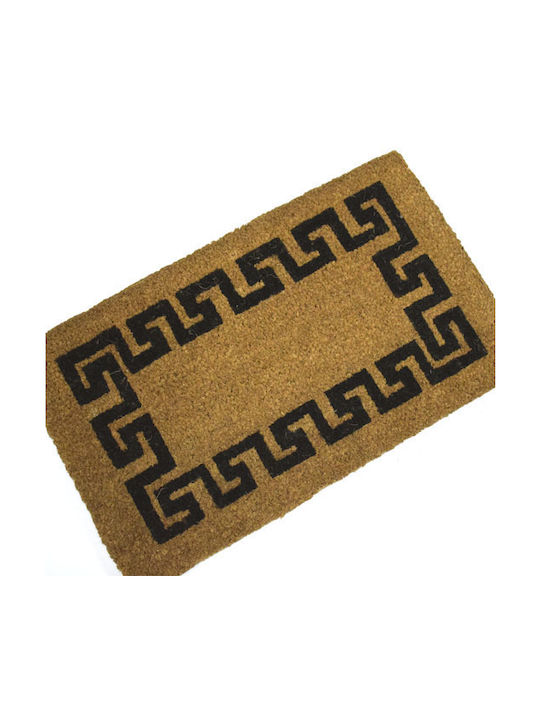 Sidirela Entrance Mat made of Coir Natura Meander 55x90cm