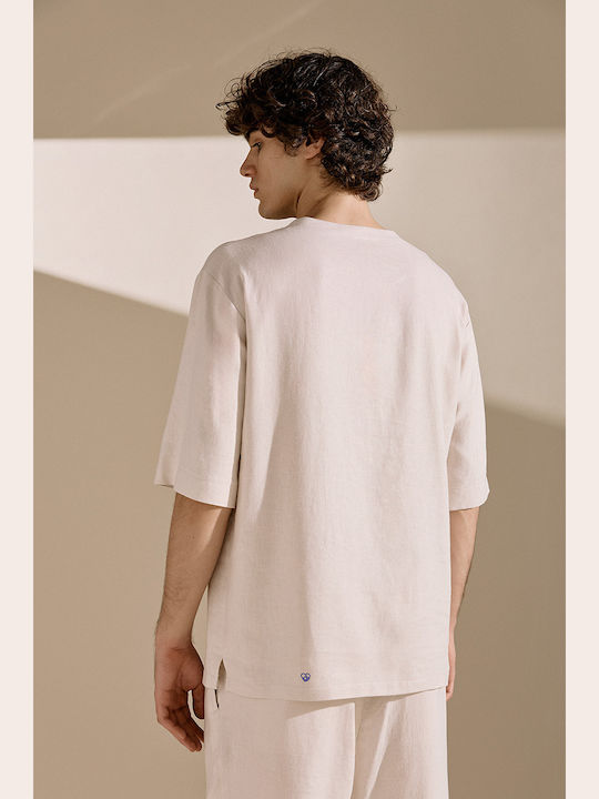 T-shirt Μπεζ
