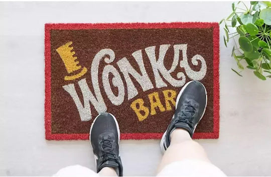 Grupo Erik Fußmatte aus Kokosnussfasern Willy Wonka Wonka Bar Mehrfarbig 40x60cm