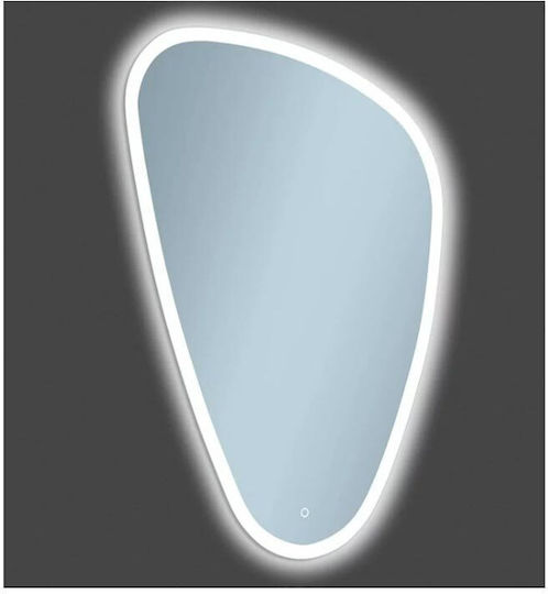 Καθρέπτης Μπάνιου Led Αφής 96x69cm