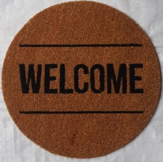 Etoile Πατάκι Εισόδου Στρογγυλό από Κοκοφοίνικα Welcome Καφέ με Διάμετρο 45εκ. ΠΟΔ-015(02) Καφέ Etoile Πατάκι Εισόδου Στρογγυλό από Κοκοφοίνικα Welcome Καφέ με Διάμετρο 45εκ. ΠΟΔ-015(02) Καφέ