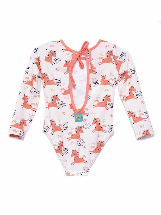 Tortue Kids Swimwear One-Piece Coral