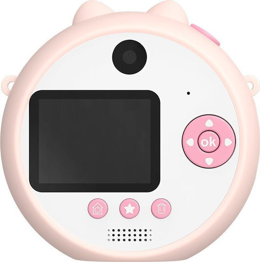 Kiddoboo FotoFun Instapic Compact Φωτογραφική Μηχανή Ροζ
