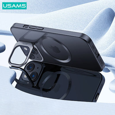 Usams Back Cover Plastic / Silicone Transparent (iPhone 15 Plus)