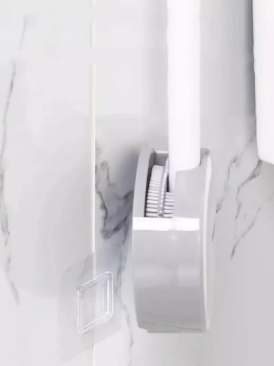 Plastic Toilet Brush Gray
