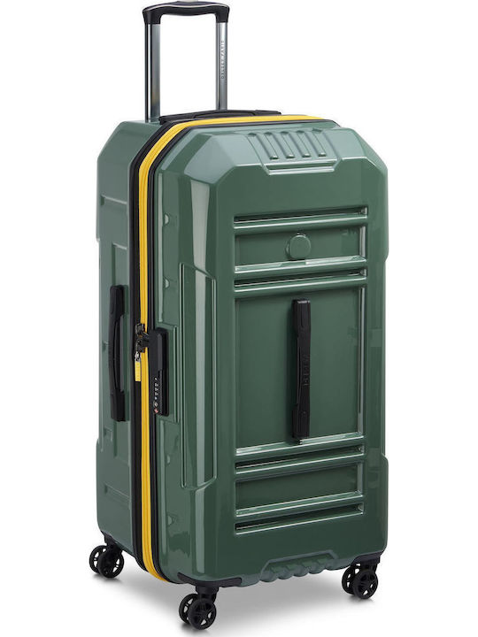 Rempart Large Hard Army Suitcase With 4 Wheels Height 80cm