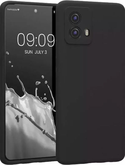 Back Cover Σιλικόνης Μαύρο (Moto G53)
