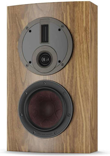 Dali Rubikore On-Wall Ηχείο Hi-Fi Τοίχου 150W 2.5 Δρόμων Π27.8xΒ14.2xΥ46.5εκ. Natural Walnut Veneer