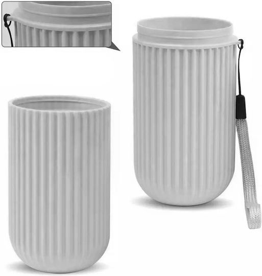 Zahnbürste Reiseetui Kunststoff Gray