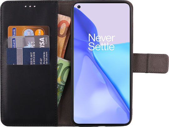 Volte-Tel Allure Magnet Book Synthetic Leather / Silicone Black (OnePlus 9)