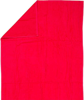 Miami Beach Coral Red Monochrome Beach Towel 145x70 0080-red Red