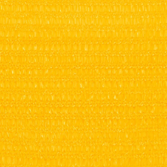 vidaXL Ορθογώνιο Πανί Σκίασης Κίτρινο 3.5x5m 160gr/m²
