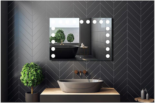 Bathroom Mirror Led Touch with Length 80cm