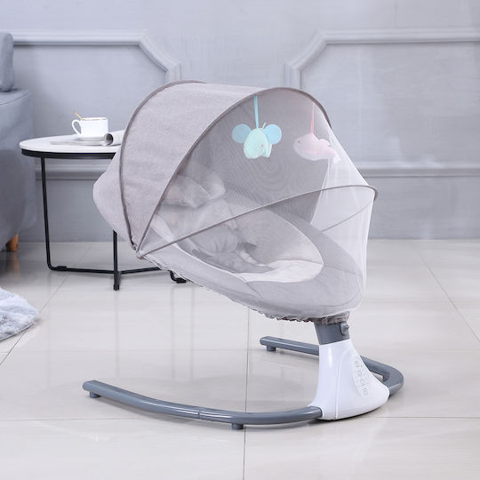 Elektrisch Baby Relax mit Musik Gray für Kind bis 18kg
