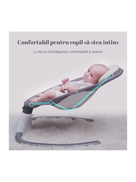 Electric Relax pentru Bebeluși cu Muzică Gri pentru Copil până la 18kg