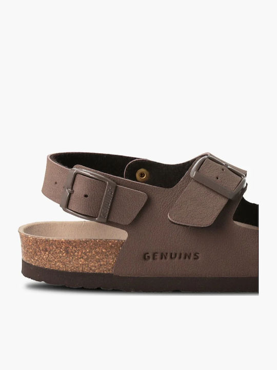 Herrensandalen in Braun Farbe