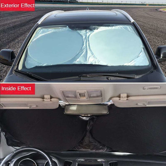 Internal Car Windshield Sunshades with Suction Cup 6pcs