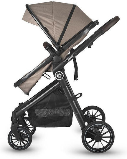 Coccolle Ago Adjustable 3 in 1 Baby Stroller Suitable for Newborn Dessert Taupe