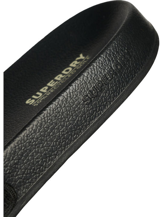 D4 Sdry Tarp Vegan Pool Slide Men's Slides Black